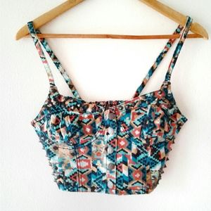 JEAN BUSTIER | SPIKE JEAN BUSTIER | CROP-TOP